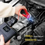 D7L 8800mAh Multifunctional Car Emergency Start Power Supply Air Pump Integrated Machine - Image 10