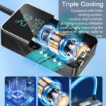 Ozio YX1715S 5000mAh Wireless Version Portable LED Digital Display Smart Air Pump - Image 6