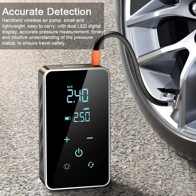 CAR2834_7.webp Ozio YX1715S 5000mAh Wireless Version Portable LED Digital Display Smart Air Pump - Image 8