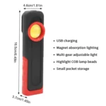 Car Portable USB Chargeable LED Work Inspection Light - Image 2