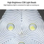 Car USB Rechargeable Strong Magnetic Adsorption COB LED Trunk Reading Light - Image 5