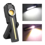 1902A Folding Magnet Car Inspection Light Work Maintenance Lamp Emergency COB LED USB Charging Lamp
