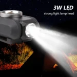 1902A Folding Magnet Car Inspection Light Work Maintenance Lamp Emergency COB LED USB Charging Lamp - Image 9