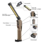 FT20 Folding Magnet Car Inspection Light Work Maintenance Lamp Strong Emergency COB LED Lamp - Image 2