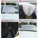 BY-689 Car Sunshine Frost Snow Protect Front Windshield Cover, Size: 200x70cm - Image 6