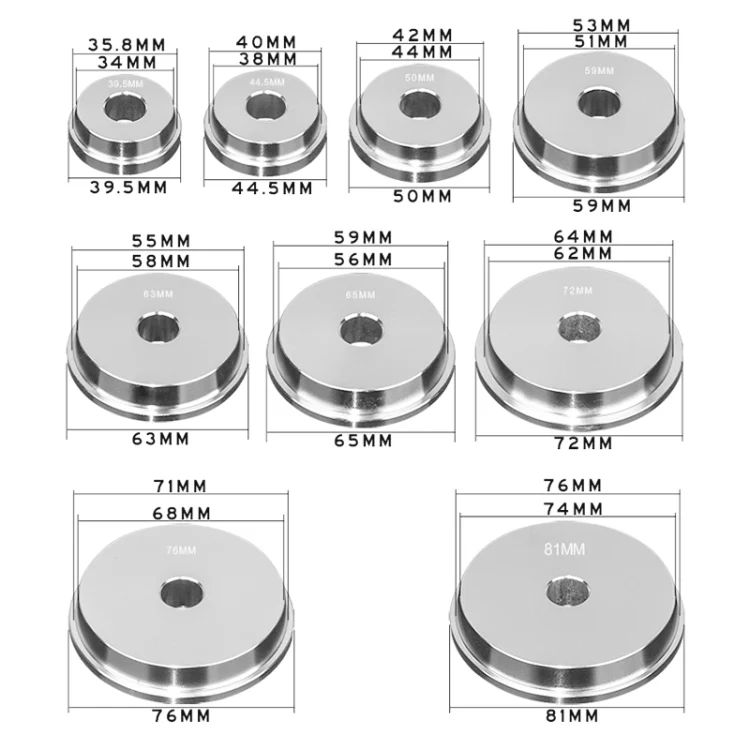 CAR2879_3.webp 10pcs / Set Car Plug-in Inclined Wheel Bearing Remover - Image 4