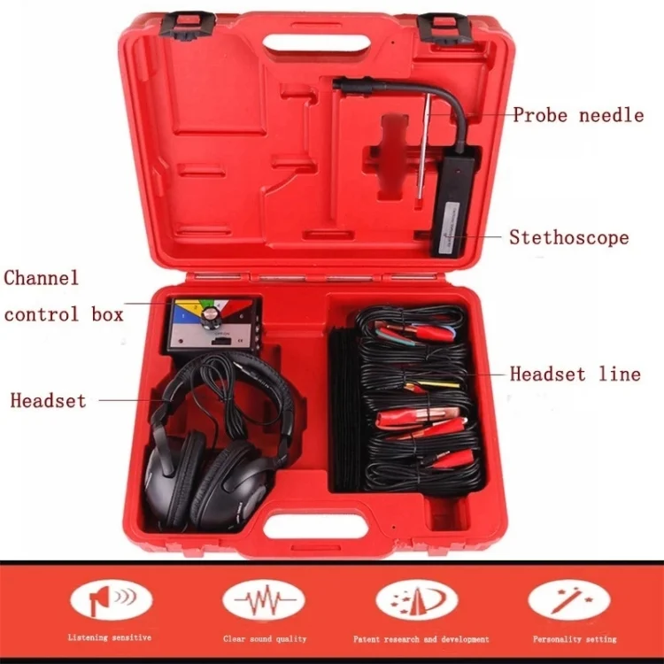 CAR2881_2.webp Car 6-channel Electronic Stethoscope Engine Chassis and Gearbox Abnormal Sound Tester - Image 3