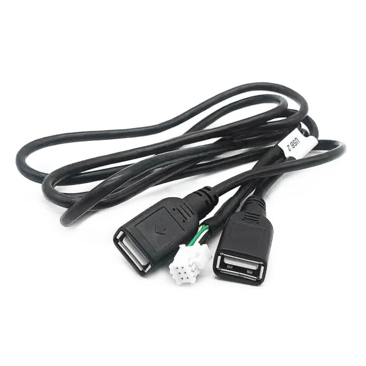 CAR2887_1.webp Palminfo Android Navigation 6 Pin Dual USB Connection Wiring Harness - Image 2