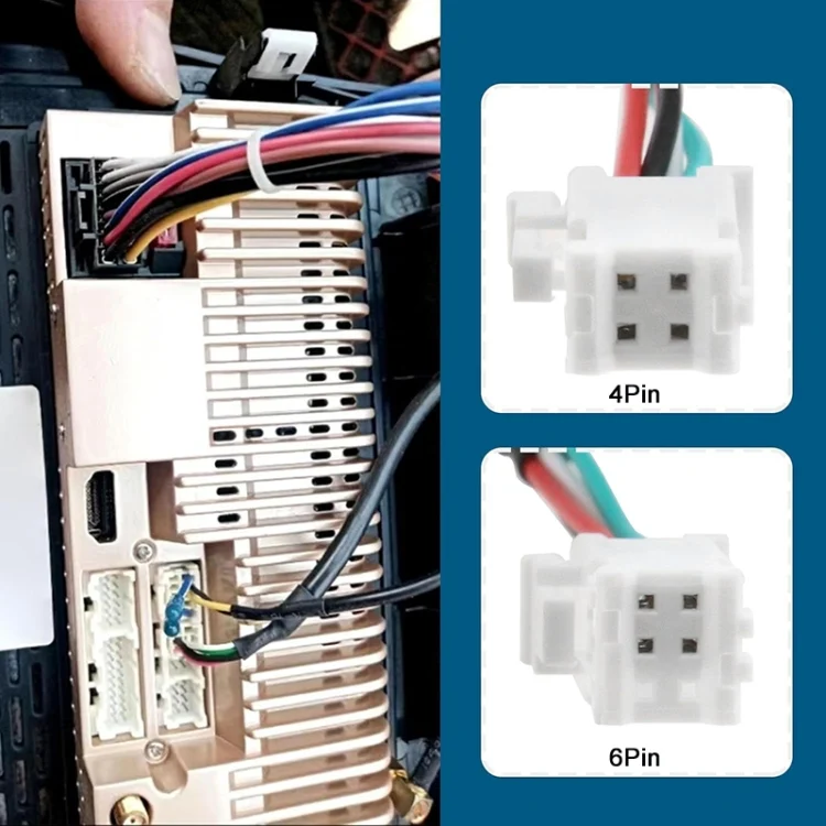 CAR2887_5.webp Palminfo Android Navigation 6 Pin Dual USB Connection Wiring Harness - Image 6
