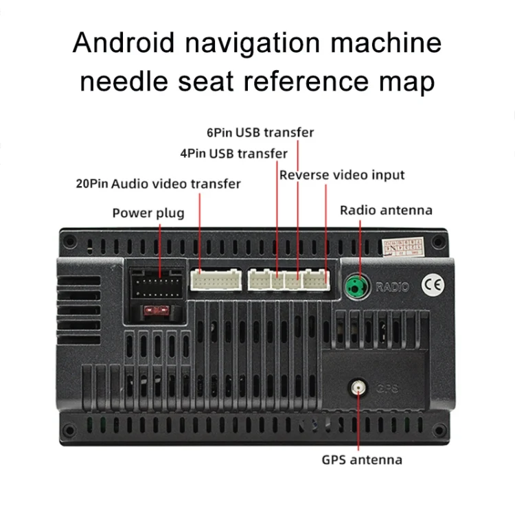 CAR2887_6.webp Palminfo Android Navigation 6 Pin Dual USB Connection Wiring Harness - Image 7