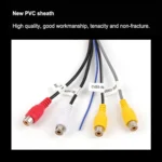 Palminfo Male Android Navigation 20-pin Plug RCA Video Audio Cable - Image 4