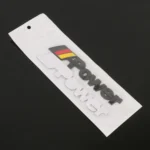 Car Germany Flag Style Power Metal Personalized Decorative Stickers, Size: 14x3x0.3cm - Image 6