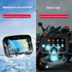 P502M Motorcycles Portable Waterproof 5 inch Wireless Carplay GPS Navigator - Image 6