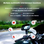 P502M Motorcycles Portable Waterproof 5 inch Wireless Carplay GPS Navigator - Image 9