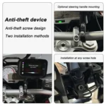 P502M Motorcycles Portable Waterproof 5 inch Wireless Carplay GPS Navigator - Image 10