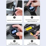 Car Portable Mini Wired Digital Display Tire Inflator Pump - Image 8