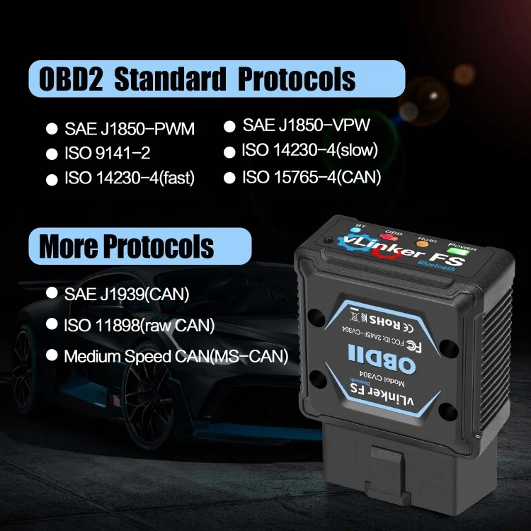 CAR2948_4.webp Vgate OBD2 Bluetooth Diagnostic Tool - Image 5