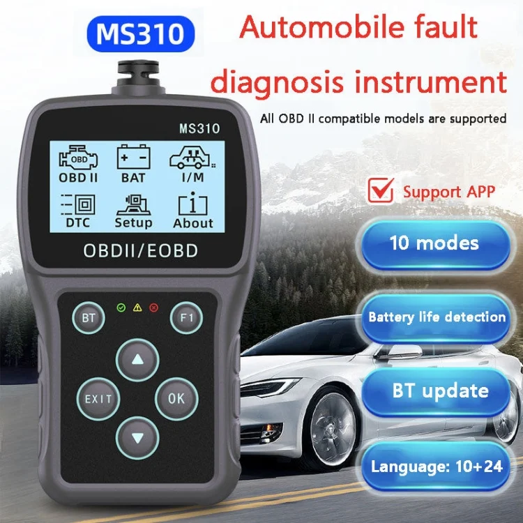 CAR2972_3.webp MS310 LCD Screen Car Battery Tester ODB2 Fault Detector - Image 4