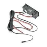 3 in 1 DC5-50V Car High-precision Electronic LED Luminous Clock + Thermometer + Voltmeter - Image 3