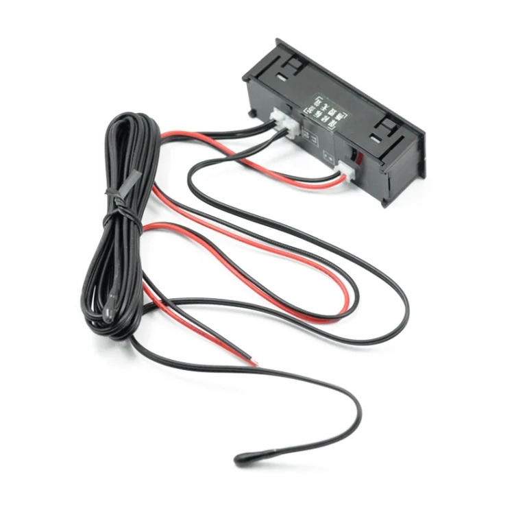 CAR2973_B2.webp 3 in 1 DC5-50V Car High-precision Electronic LED Luminous Clock + Thermometer + Voltmeter - Image 3