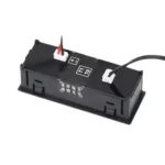 3 in 1 DC5-50V Car High-precision Electronic LED Luminous Clock + Thermometer + Voltmeter - Image 5