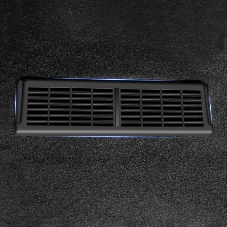 CAR3006_3.webp For Tesla Model Y 2pcs / Set Buckle Style Air Outlet Protective Cover Under Car Seat - Image 4