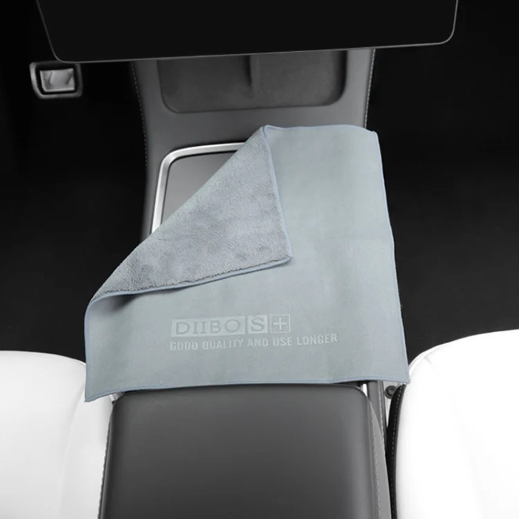 CAR3015.webp For Tesla General Car Microfiber Towel Cleaning Rag, Style: With LOGO, Size: 30 x 30cm - Image 1