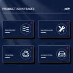 For Tesla Model Y 2021-2023 Car Front Hood Gutter Anti-blocking Protective Cover - Image 3