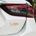Car Split VIP Metal Personalized Decorative Stickers, Size: 7.5 x 3 x 0.5cm