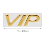 Car Split VIP Metal Personalized Decorative Stickers, Size: 7.5 x 3 x 0.5cm - Image 3