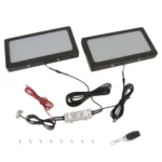 Car Dual Plate Atomized License Plate Frame, US Standard - Image 2