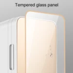 8L 37-48W Tempered Glass Panel Car / Home Mini Refrigerator, EU Plug - Image 3