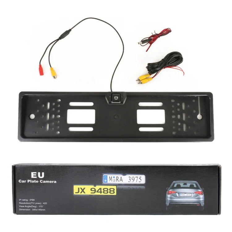CAR3116_5.webp Car European License Plate Frame with Reversing Camera - Image 6