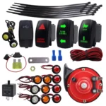 ATV UTV SXS Turn Signal Street Legal Blinker Kit Horn Wiring Harness Kit