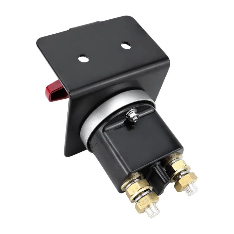 CAR4725_2.webp 300A High Current Silver-plated Copper 12V-36V Battery Cut Off Switch with Red Handle Isolator & Lock-Out Plate - Image 3