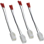 4pcs Speaker Wire Harness Adapter Car Audio Connector Cable for Jeep / Chrysler / Dodge