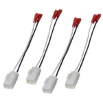 4pcs Speaker Wire Harness Adapter Car Audio Connector Cable for Jeep / Chrysler / Dodge - Image 2