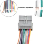 Car Stereo Radio Wiring Pigtail Harness for Chevrolet / Chrysler / GMC / Buick,  GMC Power Cable + ACC + Antenna Adapter - Image 4