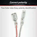 Car Door Speaker Wiring Harness Connector Cable for Subaru / Mazda / Nissan / VW / Suzuki 1988-2008 - Image 5