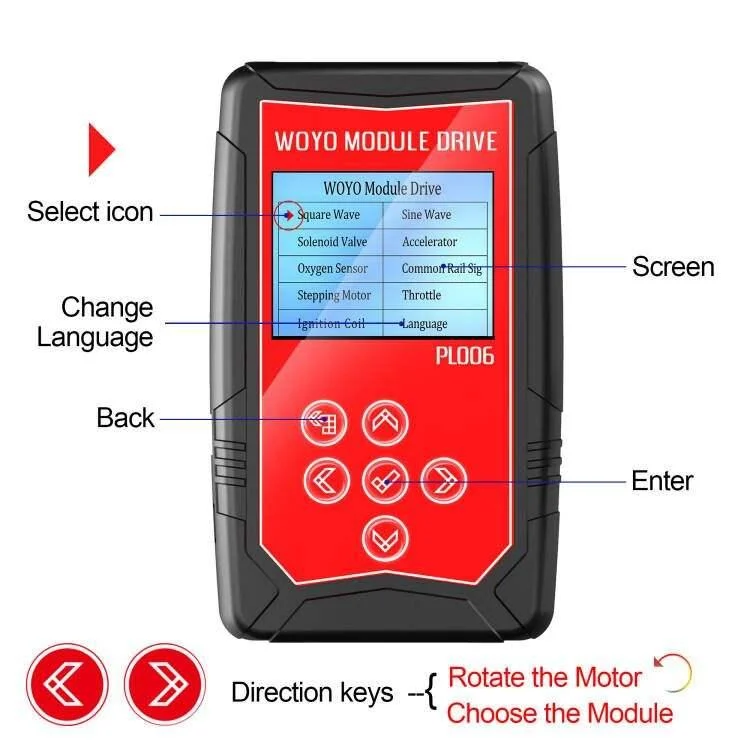 CAR4787BR_1.webp WOYO PL006 Automotive Component Sensor Offline Drive Tester for Automotive Maintenance and Inspection Sensors Auto tools - Image 2