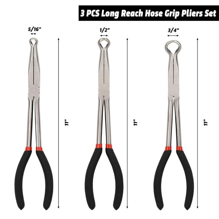 CAR4875B_2.webp Extended Pointed Nose O-ring Pliers, Size: 5/16 inch - Image 3