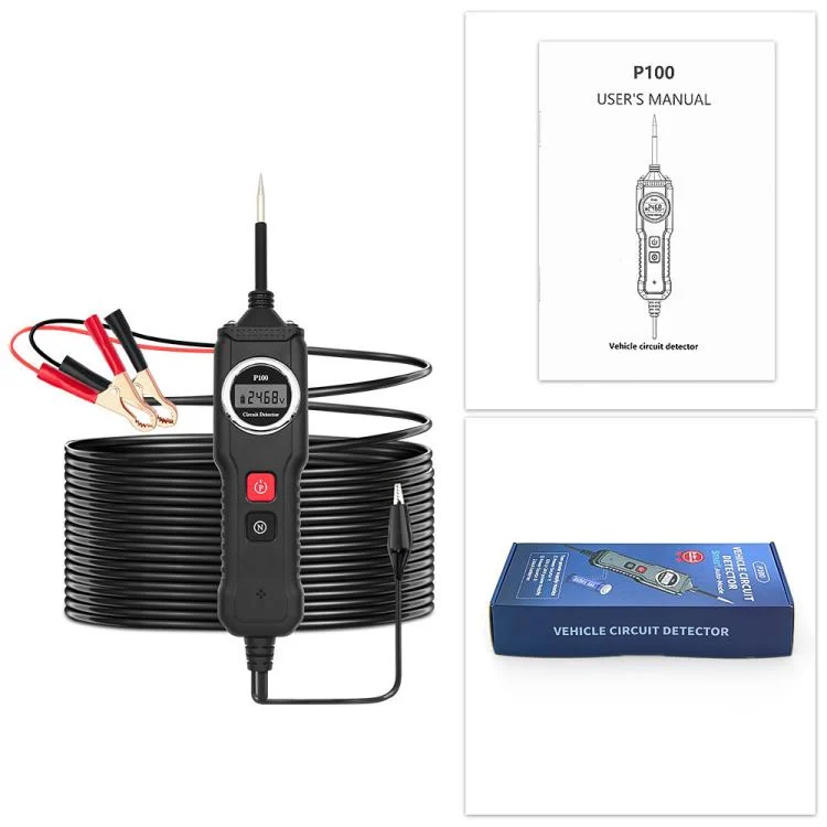 CAR4880B_5.webp P100 5V-40V Electric Circuit Tester, Two Power Supply, Cable Length: 1.53m - Image 6