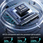 B5300 7 inch Wireless CarPlay Car Bluetooth MP5 Player, Support Mobile Phone Interconnection with Remote Control - Image 8