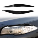 Pair Car Lamp Eyebrow Soft Decorative Sticker for BMW 5 Series F10 2010-2013