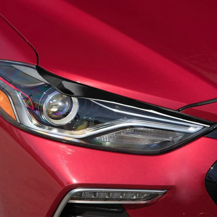 CAR6524B_6.webp Pair Car Lamp Eyebrow Soft Decorative Sticker for Hyundai Elantra 2016-2018 - Image 7