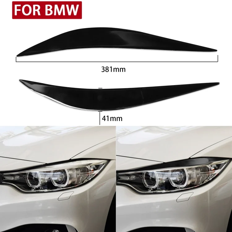 CAR6525B_4.webp Pair Car Lamp Eyebrow Soft Decorative Sticker for BMW 4 Series F32/F33/F36 2012-2017, M3 F80 & M4 F82/F83 2014-2016 - Image 5