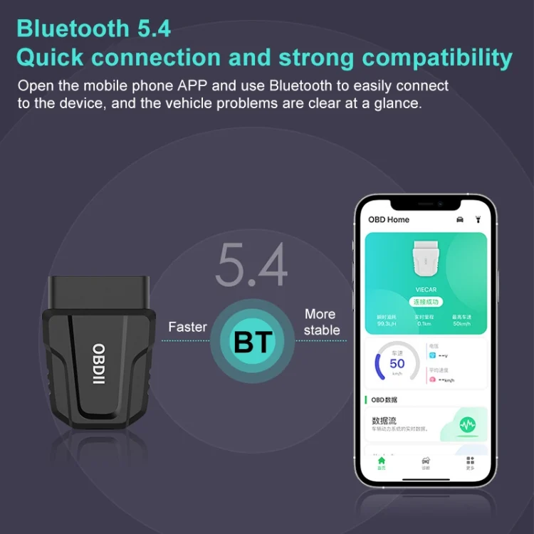 CAR7410_2.webp V011 Car Bluetooth Connection OBD Diagnostic Detection Tool - Image 3