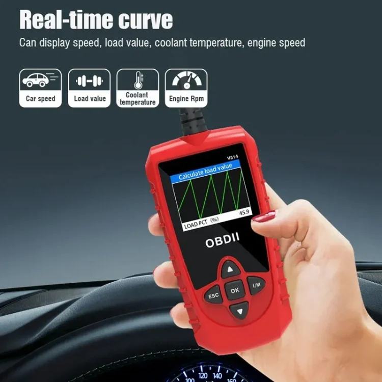 CAR7412_8.webp V314 Car OBD Diagnostic Instrument Fault Clear Code Reader - Image 9