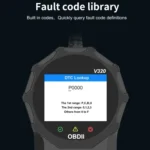 V320 Car OBD2 Diagnostic Instrument Fault Clear Code Reader - Image 11