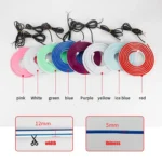 2m Car Daytime Running Super Bright Decorative LED Atmosphere Light - Image 3